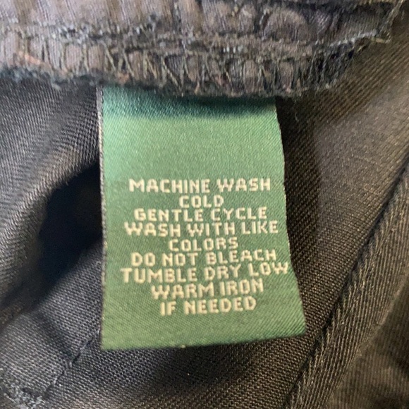 Ralph Lauren Jeans Company Black Cropped Pant Size 12 - Picture 8 of 8